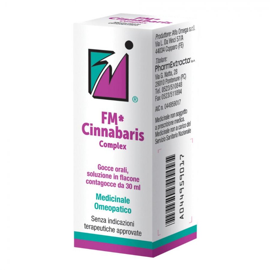 Pharmextracta fm cinnabaris complex 30ml gocce