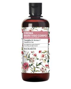 Bioearth Crema Mani Viso Corpo Vaniglia Avena 500M